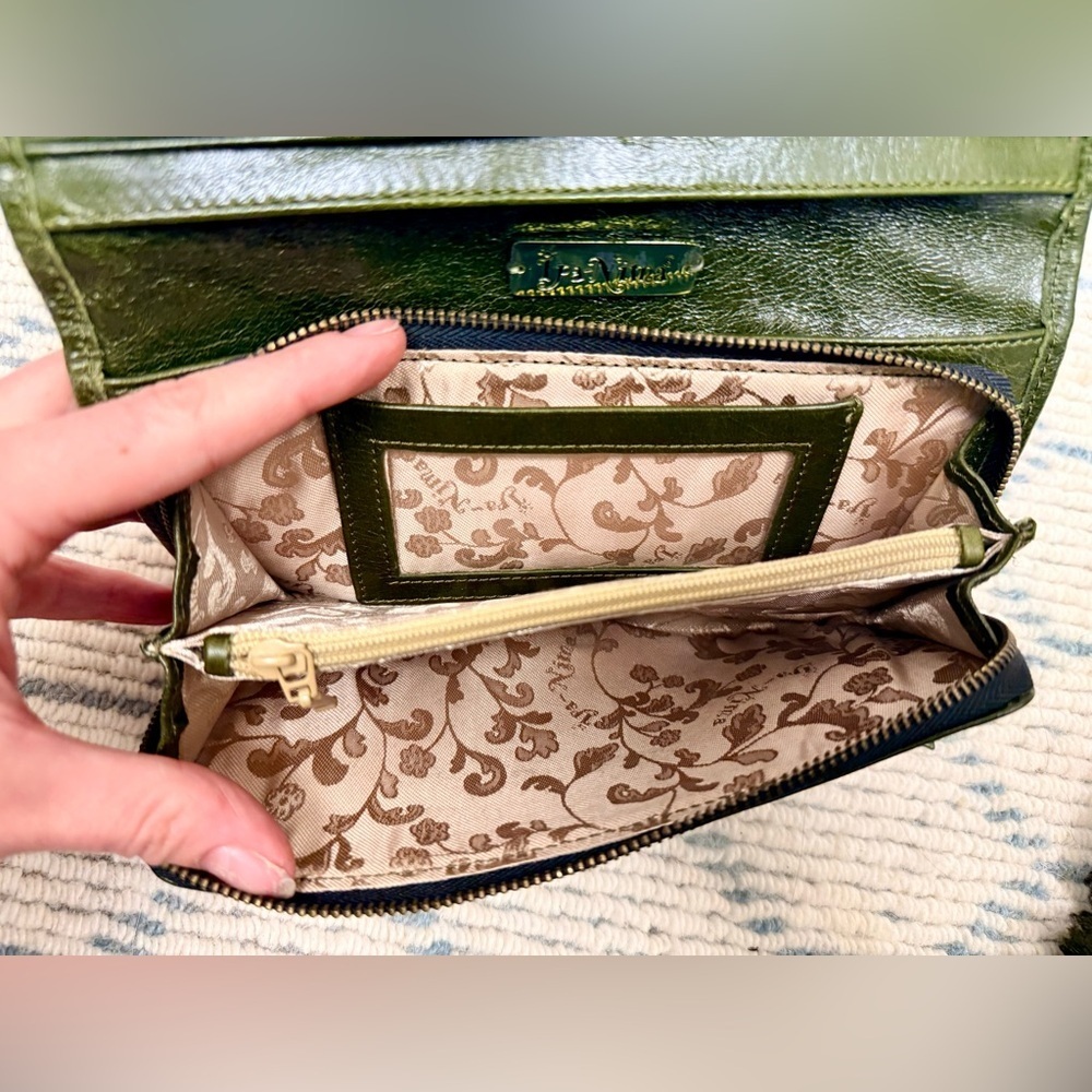 IPA-NIMA Grandmacore Embroidered Multicolor  Floral Beaded Clutch W/ Crossbody - Picture 15 of 16